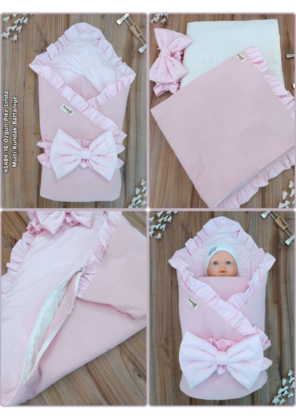 Pike Çocuk Battaniyesi Kundağı Pamuklu Çıkarılabilen Iç Elyaf Yenidoğan Hastane Çıkışı modelleri