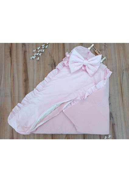 Pike Çocuk Battaniyesi Kundağı Pamuklu Çıkarılabilen Iç Elyaf Yenidoğan Hastane Çıkışı