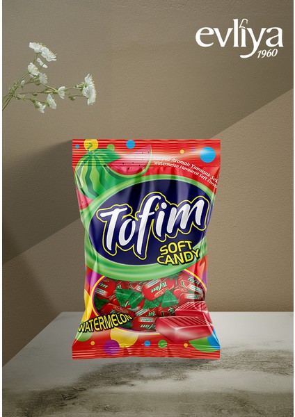 Tofim Karpuz Aromalı Yumuşak Şeker 350 gr