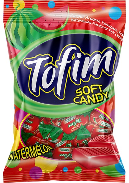 Tofim Karpuz Aromalı Yumuşak Şeker 350 gr