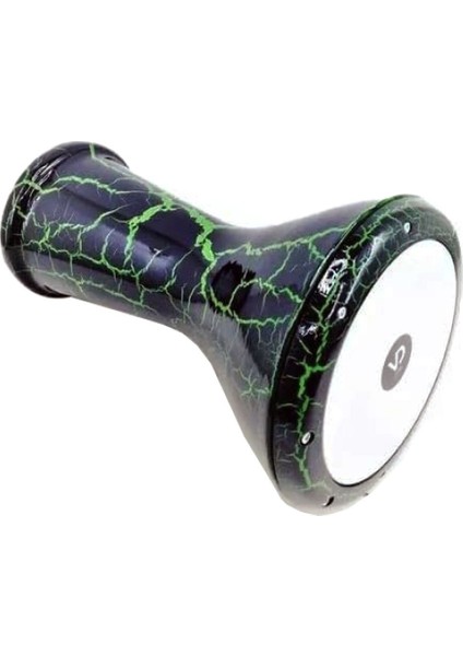 Çatlak Boyalı Yeşil Darbuka (Taşıma Çantası Hediyeli)