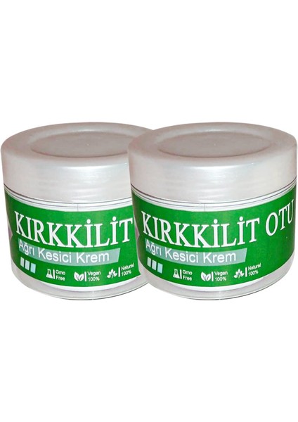 Kırkkilit Otu Kremi 150 ml Büyük Boy Paincream 150 ml Ölçeğinde 2 Adet Ağırıları Teskin Krem