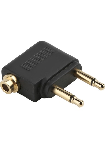 Adet 3.5mm Fiş Adaptörü Jakı Ses Kulaklık Dönüştürücü Adaptör Kulaklık Konnektörü Havayolu Uçak Seyahat Kulaklığı Için (Yurt Dışından)