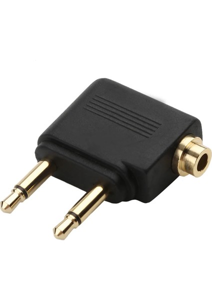 Adet 3.5mm Fiş Adaptörü Jakı Ses Kulaklık Dönüştürücü Adaptör Kulaklık Konnektörü Havayolu Uçak Seyahat Kulaklığı Için (Yurt Dışından)