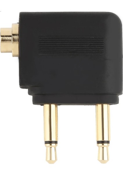 Adet 3.5mm Fiş Adaptörü Jakı Ses Kulaklık Dönüştürücü Adaptör Kulaklık Konnektörü Havayolu Uçak Seyahat Kulaklığı Için (Yurt Dışından)