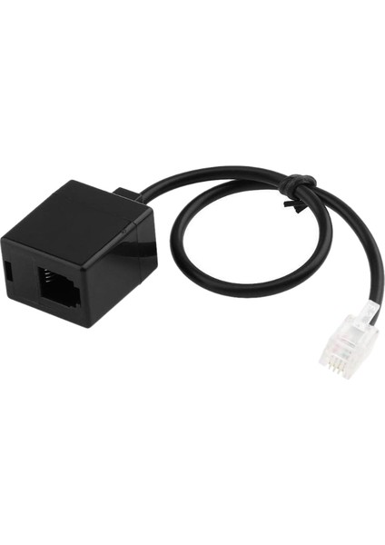 Rj9 4P4C Erkekten Çift Dişi Port Konnektörü Kulaklık Adaptörü Uzatma Kablosu Telefon Kablosu (Yurt Dışından)