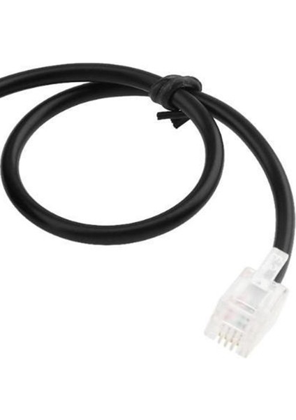 Rj9 4P4C Erkekten Çift Dişi Port Konnektörü Kulaklık Adaptörü Uzatma Kablosu Telefon Kablosu (Yurt Dışından)
