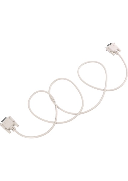 1.4m RS232 Db9 9 Pin Erkek - VGA Video 15 Adaptör Kablosu Açık Gri (Yurt Dışından)
