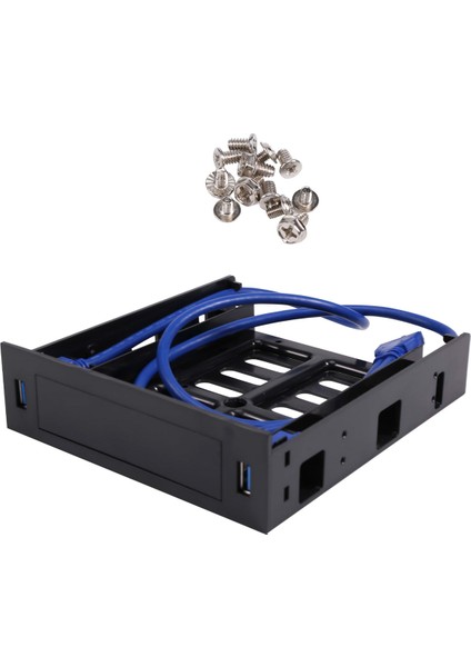 x USB 3.0 Ön Panel 3.5 Inç Aygıt/hdd Veya 2.5 Inç Ssd/hdd - 5.25 Disket Optik Sürücü Yuvası Tepsi Braketi (Yurt Dışından)