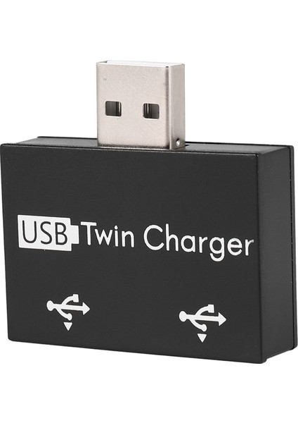 USB 2.0 Erkekten Çift Dişi Şarj Cihazı Çift 2 Portlu Dc 5V Şarj Ayırıcı Hub Adaptörü Dönüştürücü Konnektör (Yurt Dışından)