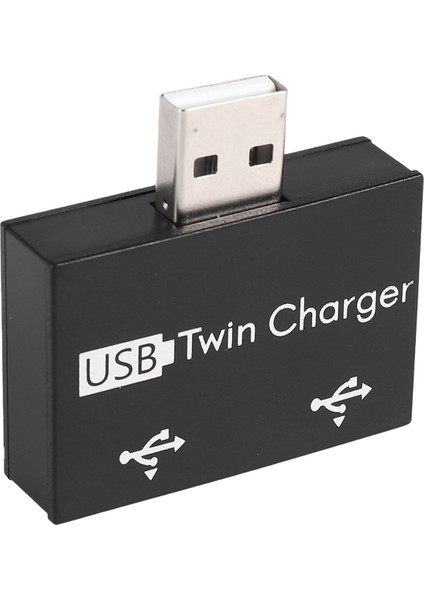 USB 2.0 Erkekten Çift Dişi Şarj Cihazı Çift 2 Portlu Dc 5V Şarj Ayırıcı Hub Adaptörü Dönüştürücü Konnektör (Yurt Dışından)
