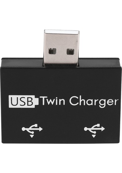 USB 2.0 Erkekten Çift Dişi Şarj Cihazı Çift 2 Portlu Dc 5V Şarj Ayırıcı Hub Adaptörü Dönüştürücü Konnektör (Yurt Dışından)