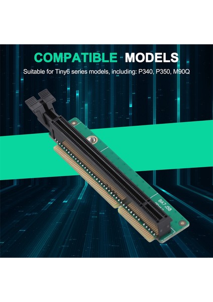 Pcı-E 16X Grafik Kartı Adaptörü Tiny6 Serisi Modeller Için Tiny 6 Yükseltici P340 P350 M90Q Pcıe (Yurt Dışından)