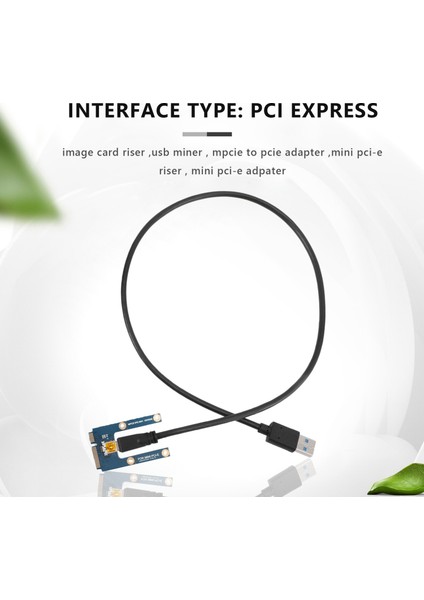 Dizüstü Bilgisayar Harici Görüntü Kartı Btc Antminer Miner Mpcıe Pcı-E Yuvası Madenciliği Için Mini Pcıe'den Pcı Express 16X Yükseltici (Yurt Dışından)