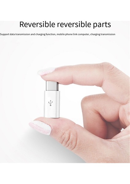 Type-C Dönüştürücü Adaptör Android Mini'den Otg Veri Dönüştürücüye, Siyah (Yurt Dışından)