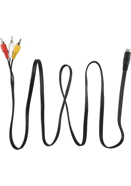 1,5 M 4,9 Ft 3 Erkek - 4 Pin S-Video Tv Pc Dönüşüm Kablosu (Yurt Dışından)