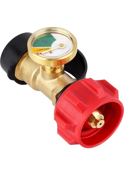 Propan Tankı Ölçer Seviye Göstergesi Kaçak Dedektörü Gaz Basınç Ölçer, Izgara, Fener, Isıtıcı Için Evrensel (Yurt Dışından)