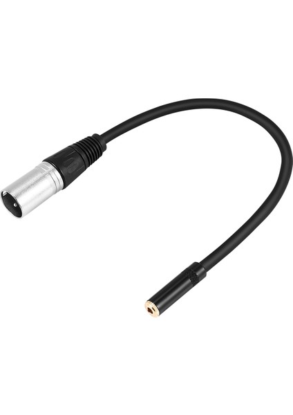 0. Tel 3 Pin Xlr Erkek - 3.5mm Dişi Ses Konnektörü Stereo Mikrofon Adaptörü (Yurt Dışından)