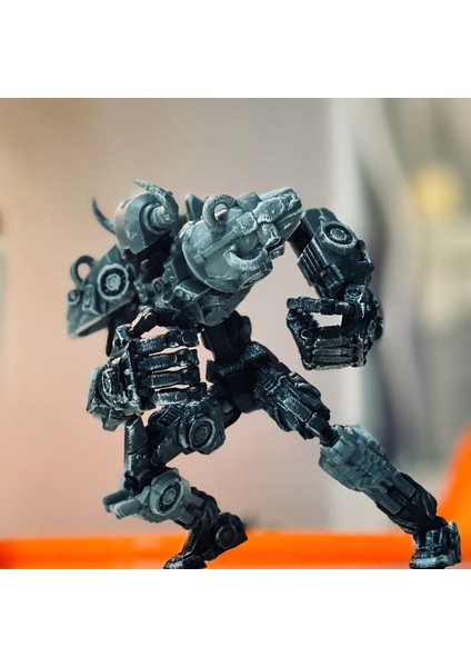 Modellio3D Dummy 13 Zırhlı Model (Boğa) - 3D Baskı Figür