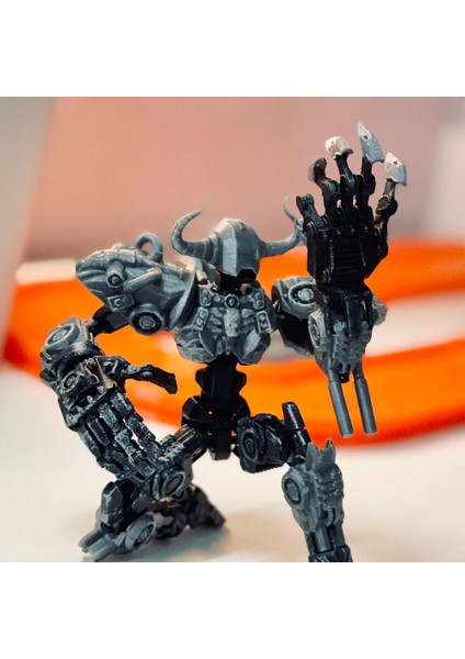 Modellio3D Dummy 13 Zırhlı Model (Boğa) - 3D Baskı Figür