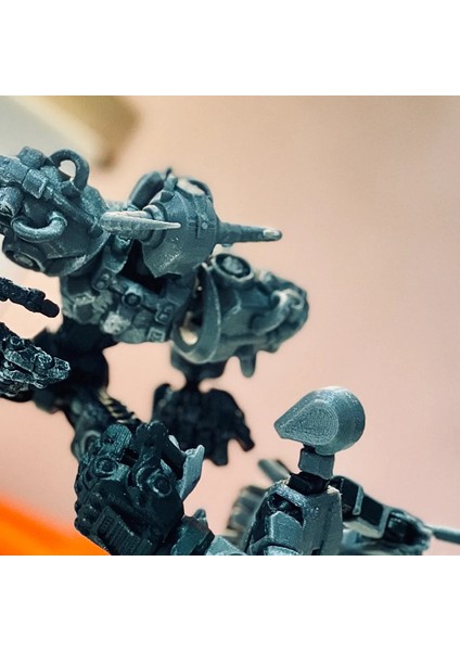 Modellio3D Dummy 13 Zırhlı Model (Boğa) - 3D Baskı Figür