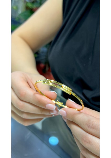 4 gr (Gram) Kaburga Kelepçe 14 Ayar Altın (Rose-Sarı-Beyaz-Yeşil) modelleri