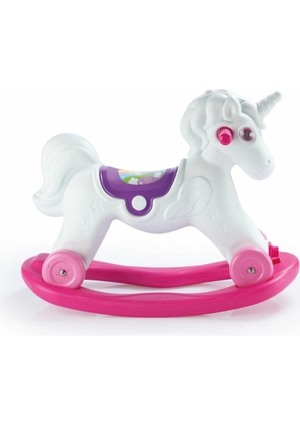 2509 Tekerlekli Unicorn Sallanan At -Dolu