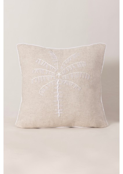 Pure Krem Beyaz Püsküllü Dekoratif Boncuk Elyaf Iç Dolgulu Kırlent 30X50 4841 fiyatları