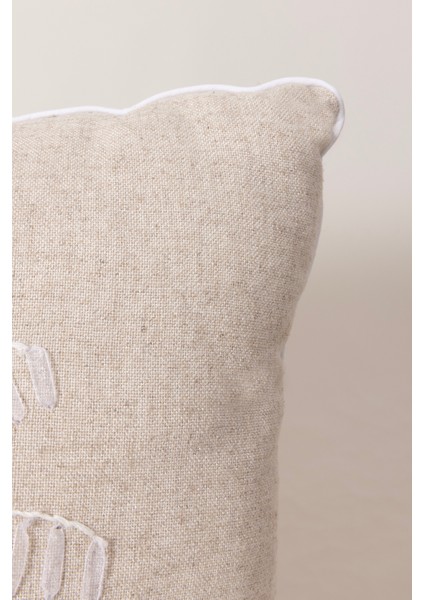 Pure Krem Beyaz Püsküllü Dekoratif Boncuk Elyaf Iç Dolgulu Kırlent 30X50 4841 modelleri