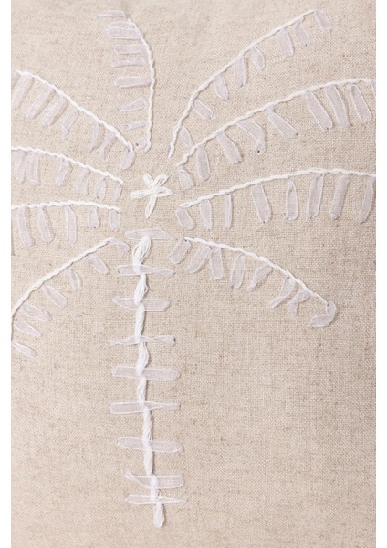 Pure Krem Beyaz Püsküllü Dekoratif Boncuk Elyaf Iç Dolgulu Kırlent 30X50 4841 fırsatları