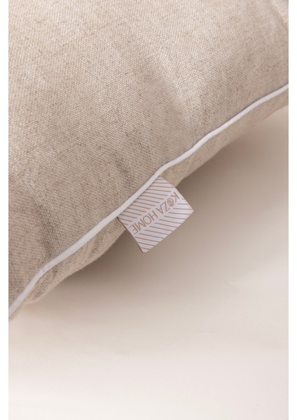 Pure Krem Beyaz Püsküllü Dekoratif Boncuk Elyaf Iç Dolgulu Kırlent 30X50 4841 indirimleri