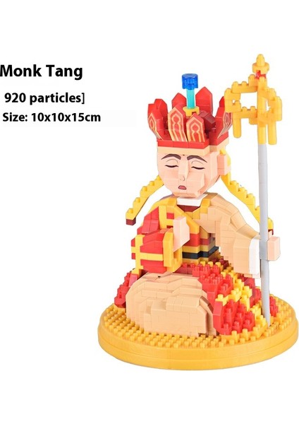 Batıya Yolculuk Mikro Parçacıklı Yapı Taşları Puzzle Oyuncaklar Modeller Hediyeler (Yurt Dışından)