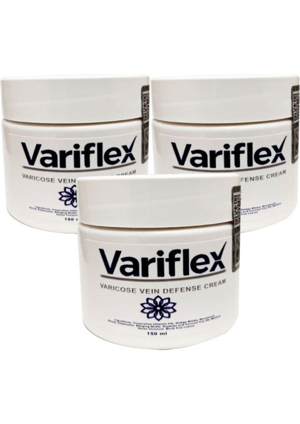 Varicose Vein Defense Cream 150 ml 3 Tane Birden