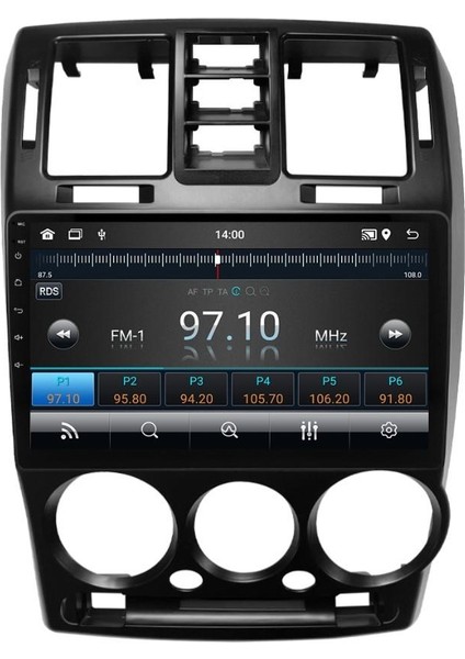 Hyundai Getz Android Multimedya Sistemi (2004-2006) For-X 6/128 modelleri
