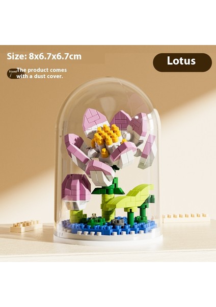 Artikül Yapı Taşları Çiçek Oyuncakları Puzzle Yapboz Yapı Taşları Buket Hediye (Yurt Dışından)