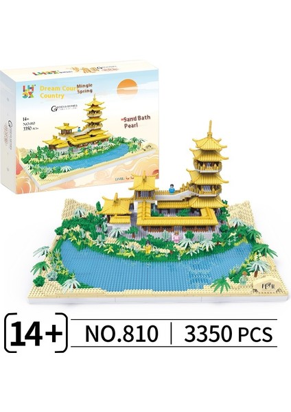 Mikro Parçacık Yapı Taşları Puzzle Montaj Oyuncakları Süs Eşyaları Hediyeler (Yurt Dışından)