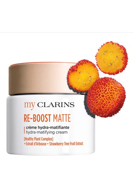 Clarins Re-Boost - Matlaştırıcı Nemlendirici Krem 50 ml