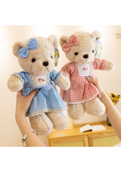 Prenses Ayı Peluş Oyuncak Yastık Bebek Çift Ayı Bebek Tatil Hediyesi (Yurt Dışından)
