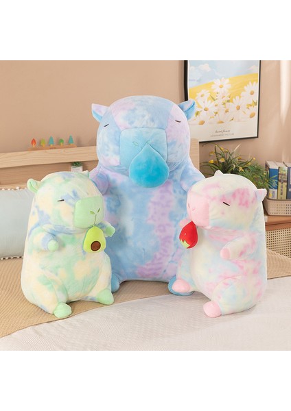 Renkli Capybara Bebek Yastık Bebek Peluş Oyuncaklar Tatil Hediyesi (Yurt Dışından) indirimleri
