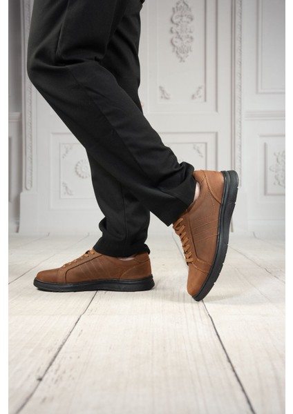 Erkek Deri Bağcıklı Sneaker Ayakkabı fiyatları