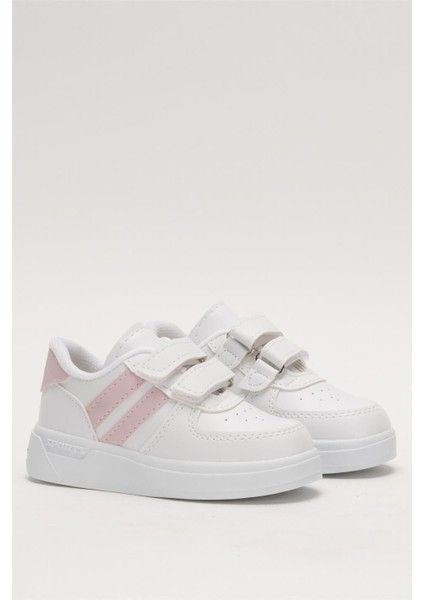 Işıklı Unisex Rahat Hafif Çocuk Spor Ayakkabı BEYAZ - PUDRA modelleri