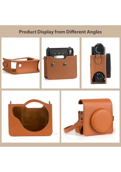 Retro Pu Deri Fuji Instax Mini 99 Taşınabilir Ayarlanabilir Askılı Çanta (Yurt Dışından) fiyatları