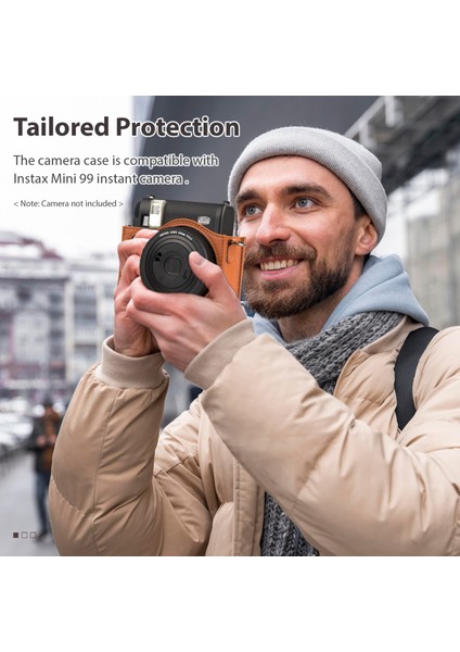 Retro Pu Deri Fuji Instax Mini 99 Taşınabilir Ayarlanabilir Askılı Çanta (Yurt Dışından) indirimleri
