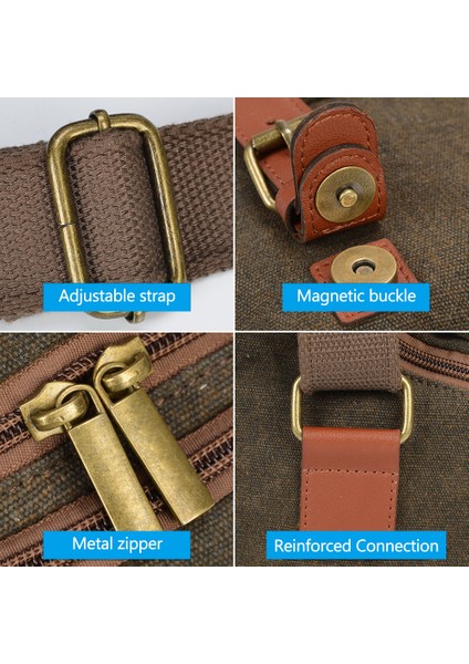 Kanvas Omuz Çantası 1 Lensli Nikon Canon Sony Dslr Aynasız Uyumlu (Yurt Dışından) modelleri