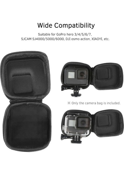 Su Geçirmez Kompakt Aksiyon Kamera Çantası - Gopro Hero 3-7, Sjcam, Djı Osmo, Xıaoyı (Yurt Dışından) fiyatları