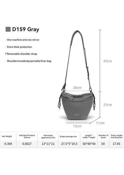 D159 Taşınabilir Slr Messenger Bulut Desenli Fotoğraf Çantası (Yurt Dışından) indirimleri