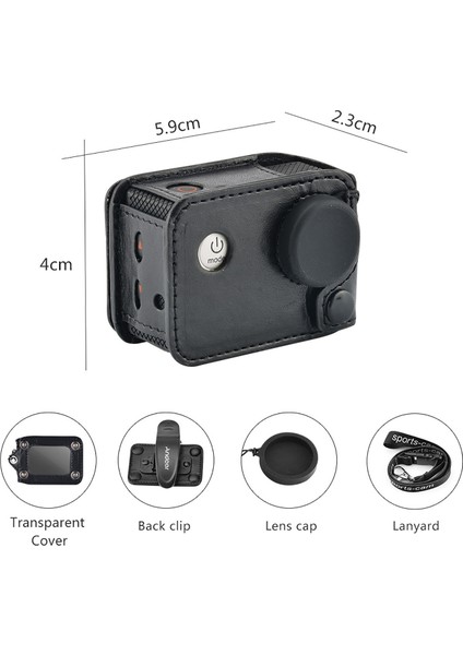 Sjcam SJ4000/SJ5000 Klipsli Kamera Kılıfı - Boyun Askılı Lens Kapağı (Yurt Dışından) modelleri