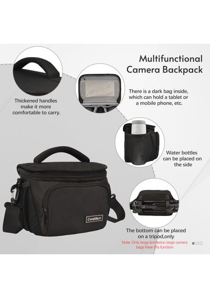 Su Geçirmez Darbe Korumalı Mirrorless Omuz Çantası - Çıkarılabilir Bölmeli (Yurt Dışından) fırsatları