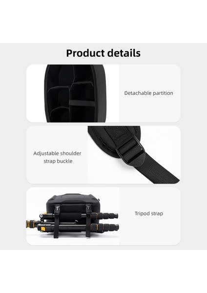 Sert Kabuk Su Geçirmez Dslr Fotoğraf Çantası 13.3 Inç Laptop Tripod (Yurt Dışından) indirimleri