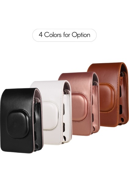 Pu Deri Kompakt Kamera Omuz Çantası Fujifilm Instax Mini Liplay Için (Yurt Dışından) fiyatları